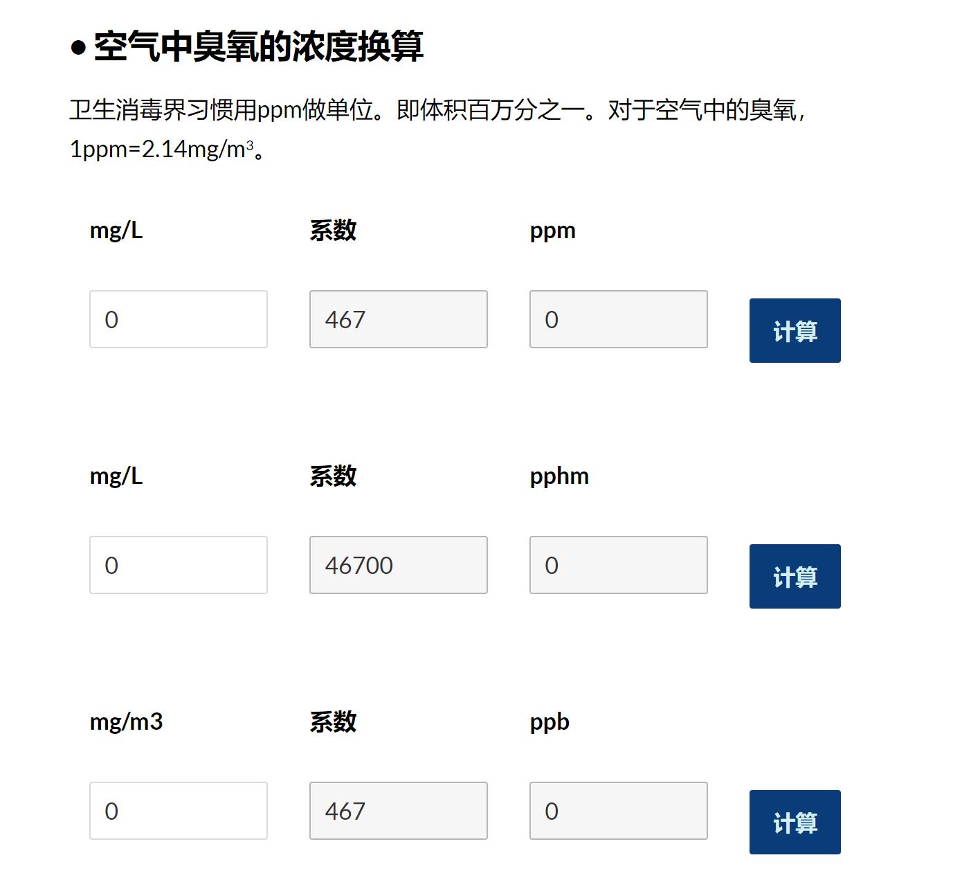 臭氧濃度換算器